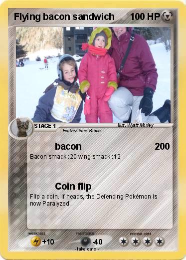 Pokemon Flying bacon sandwich