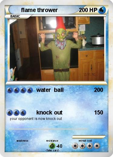 Pokemon flame thrower