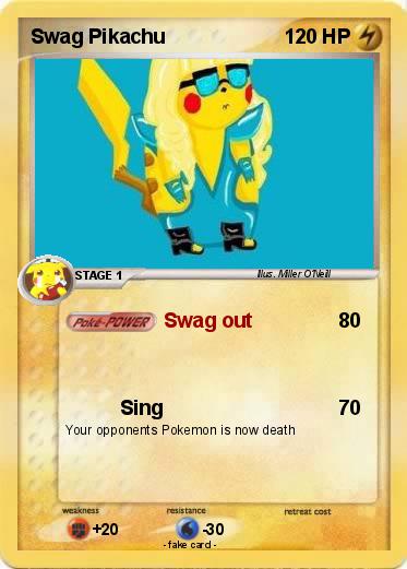 Pokemon Swag Pikachu