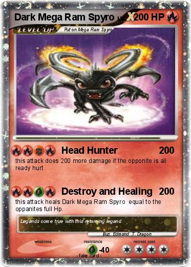 Pokemon Dark Mega Ram Spyro
