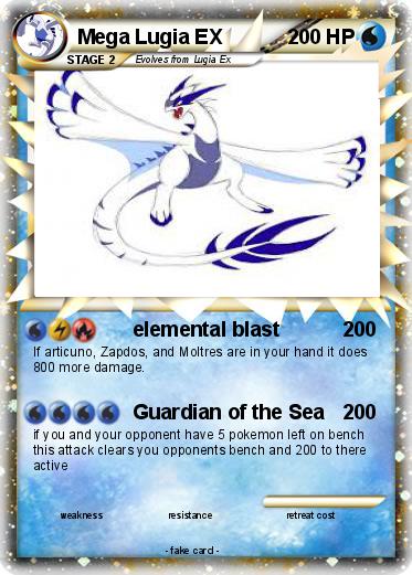 Pokemon Mega Lugia EX
