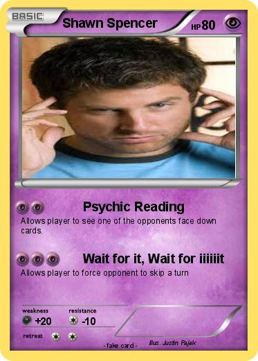 Pokemon Shawn Spencer