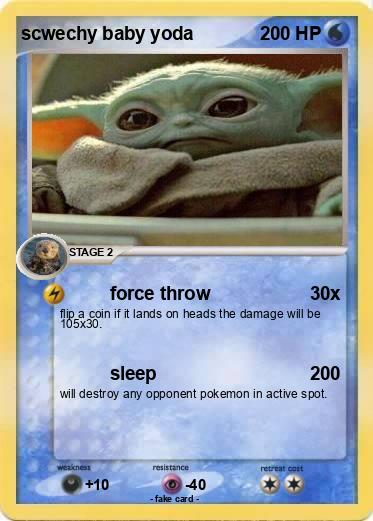 Pokemon scwechy baby yoda