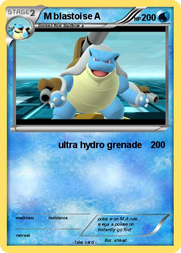 Pokemon M blastoise A