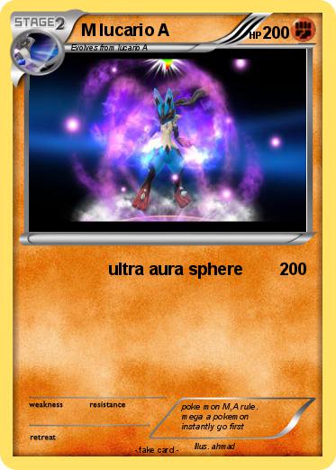 Pokemon M lucario A