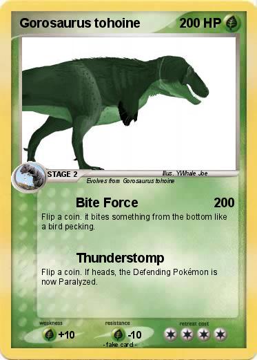 Pokemon Gorosaurus tohoine