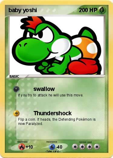 Pokemon baby yoshi