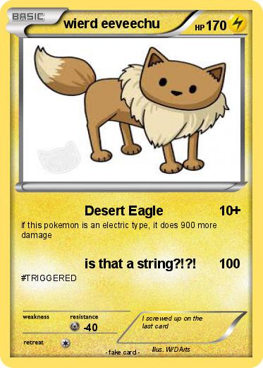 Pokemon wierd eeveechu