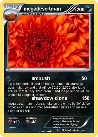 Pokemon megadesertman