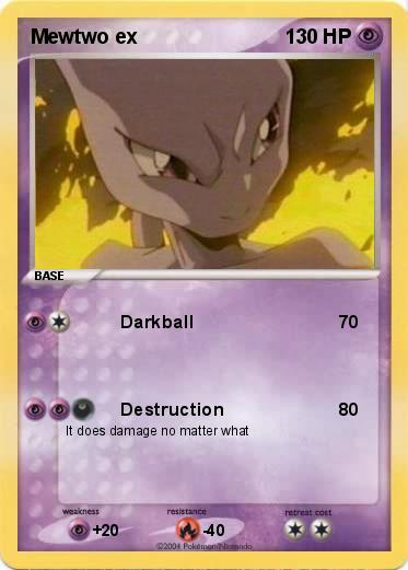 Pokemon Mewtwo ex