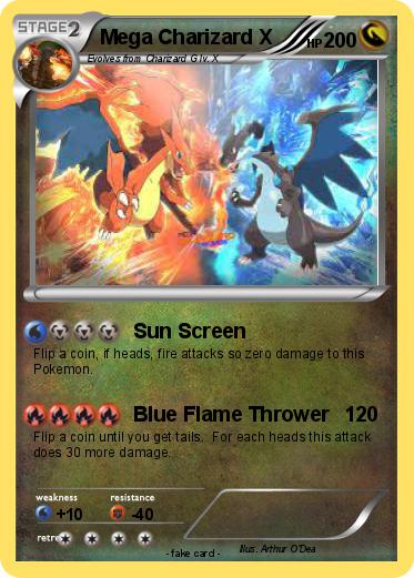 Pokemon Mega Charizard X