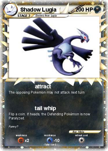Pokemon Shadow Lugia