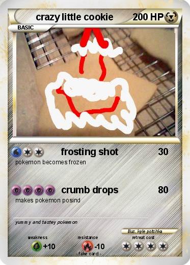 Pokemon crazy little cookie