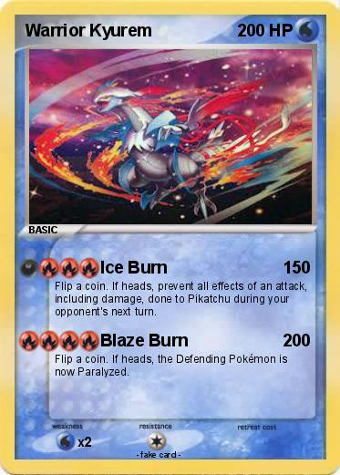 Pokemon Warrior Kyurem