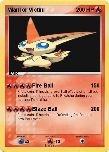 Pokemon Warrior Victini