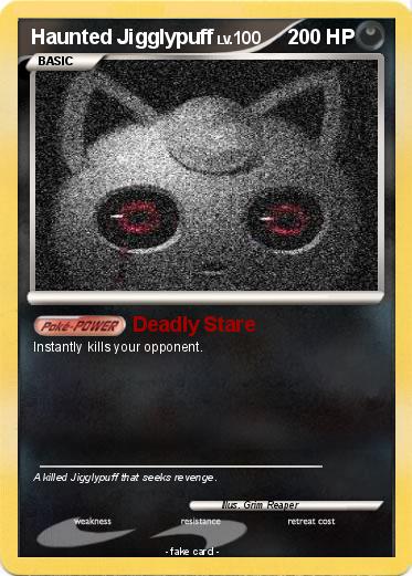 Pokemon Haunted Jigglypuff