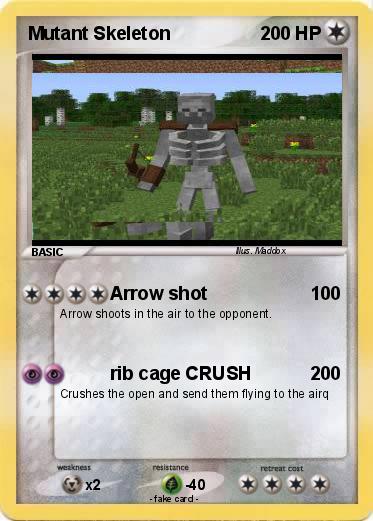 Pokemon Mutant Skeleton