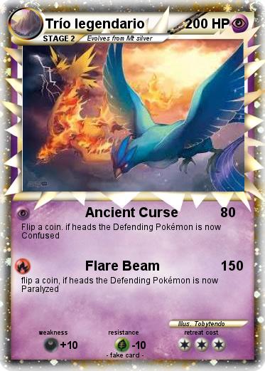 Pokemon Trío legendario