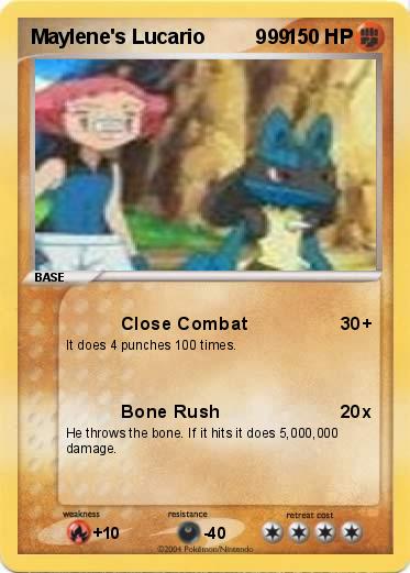 Pokemon Maylene's Lucario         999
