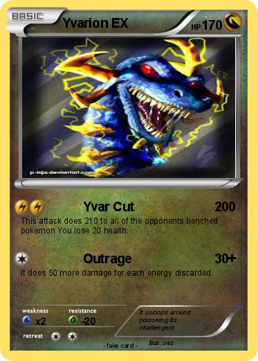 Pokemon Yvarion EX
