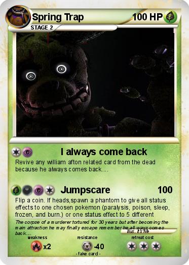Pokemon Spring Trap