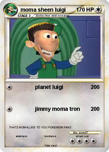 Pokemon moma sheen luigi