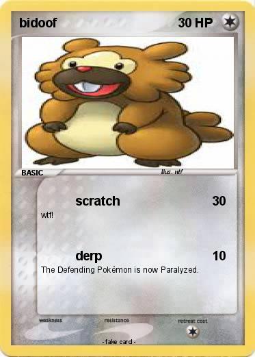 Pokemon bidoof