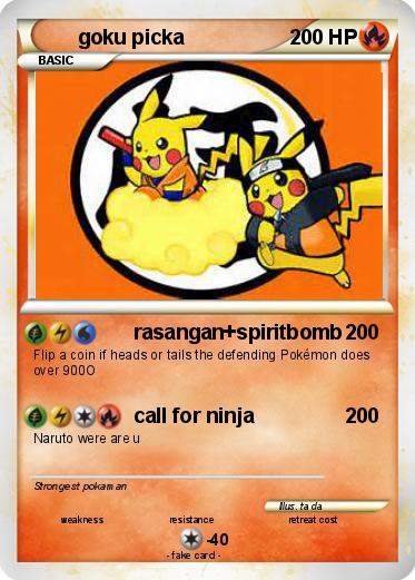 Pokemon goku picka
