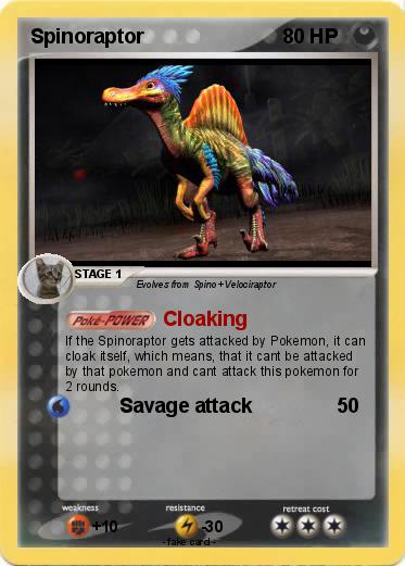 Pokemon Spinoraptor