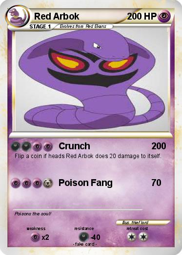 Pokemon Red Arbok