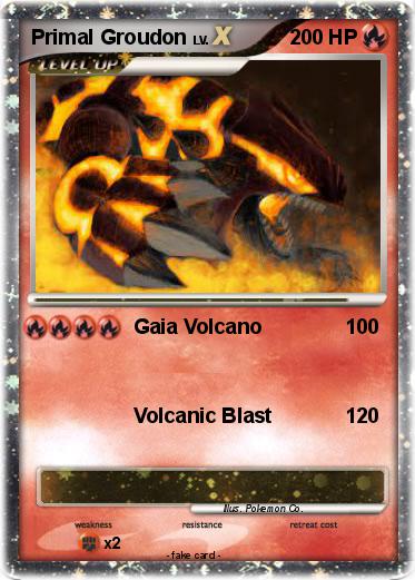 Pokemon Primal Groudon