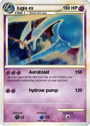 Pokemon lugia ex