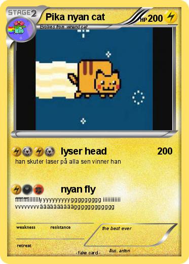 Pokemon Pika nyan cat