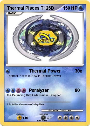 Pokemon Thermal Pisces T125D