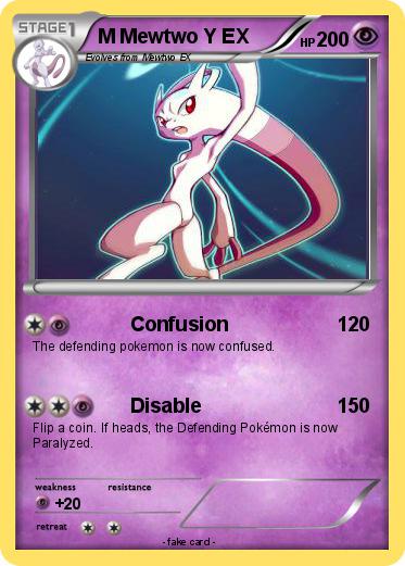 Pokemon M Mewtwo Y EX