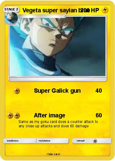 Pokemon Vegeta super sayian blue