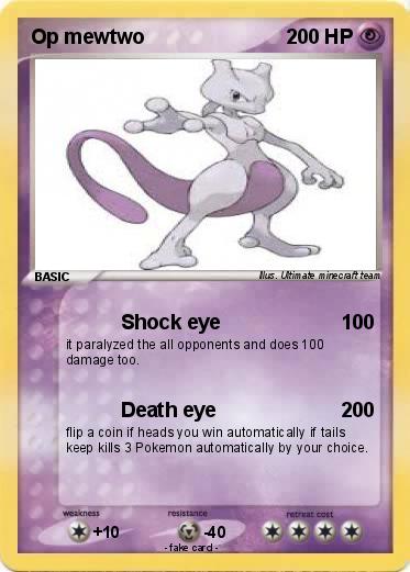 Pokemon Op mewtwo