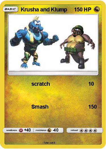 Pokemon Krusha and Klump