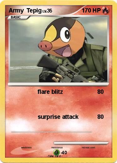 Pokemon Army  Tepig