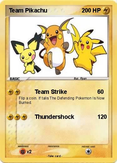 Pokemon Team Pikachu