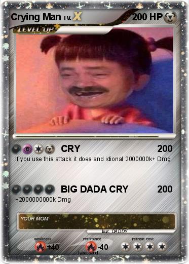 Pokemon Crying Man