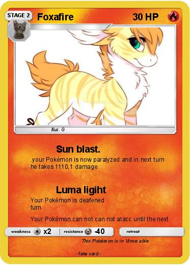 Pokemon Foxafire