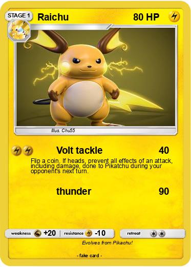Pokemon Raichu