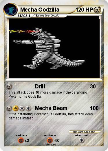 Pokemon Mecha Godzilla Pokemon Mecha Godzilla