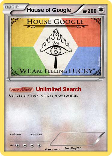 Pokemon House of Google