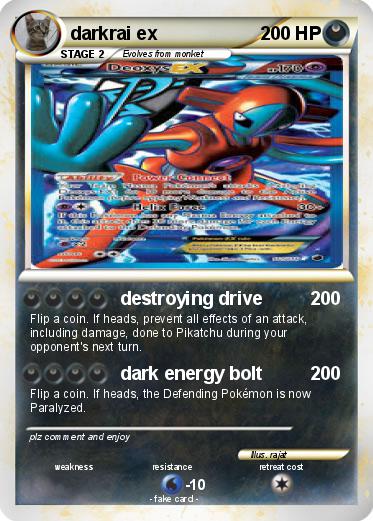Pokemon darkrai ex