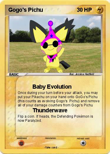 Pokemon Gogo's Pichu