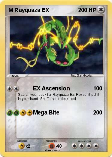 Pokemon M Rayquaza EX