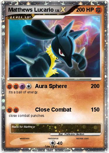 Pokemon Matthews Lucario