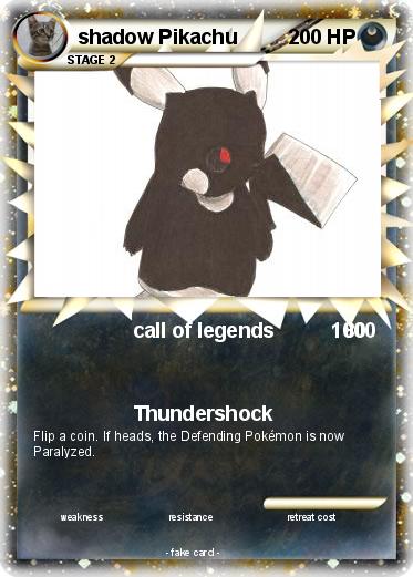 Pokemon shadow Pikachu